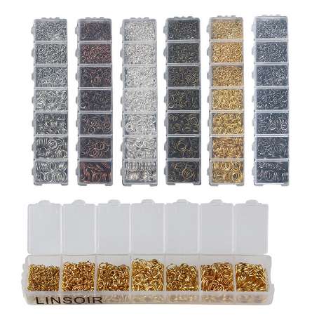 1450pcs/lot Mix Size Open Jump Ring 3 4 5 6 7 8 10 mm Silver Gold Rhodium Black Bronze Copper for DIY Jewelry Findings Connector
1450pcs/lot Mix Size Open Jump Ring 3 4 5 6 7 8 10 mm Silver Gold Rhodium Black Bronze Copper for DIY Jewelry Findings Connector