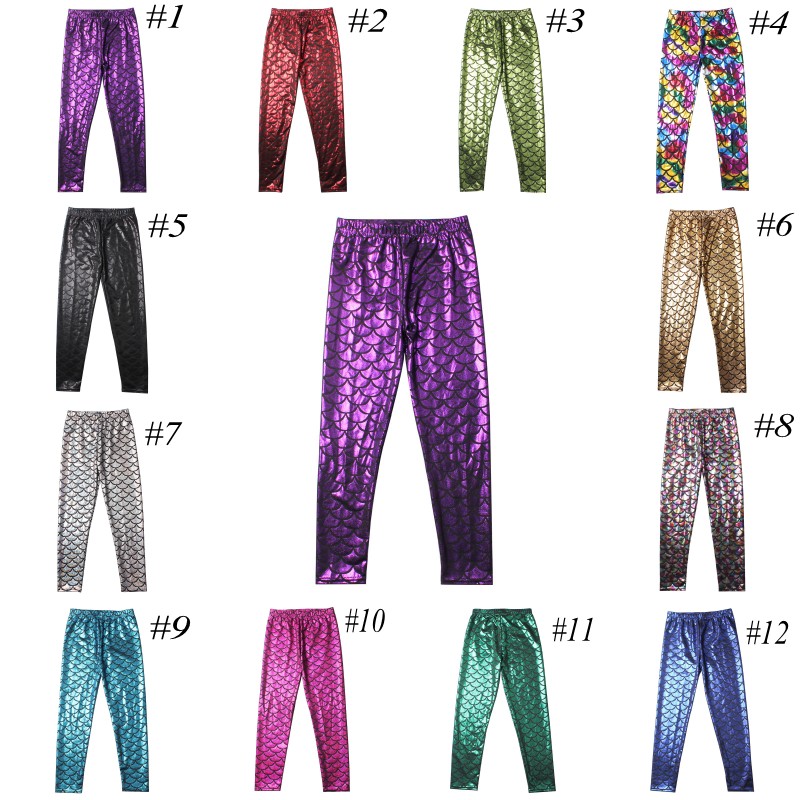 Girls Mermaid Pants baby Fish Scale Leggings kids mermaid shiny pants kids girl long scale tight, Multi-color
Girls Mermaid Pants baby Fish Scale Leggings kids mermaid shiny pants kids girl long scale tight, Multi-color