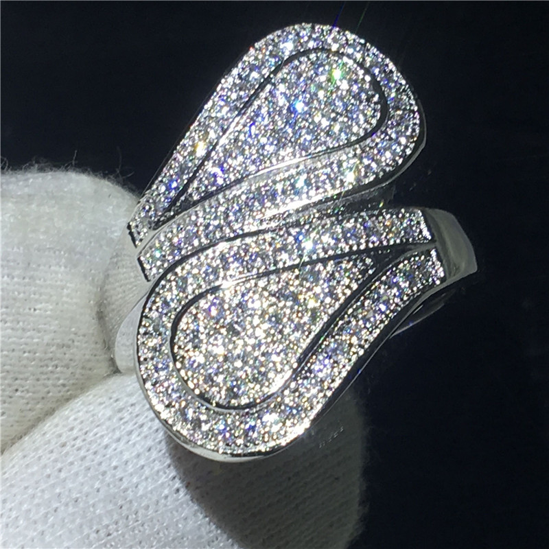 Fashion Flower ring 925 Sterling silver Pave Setting 100pcs 5A Cz Stone Engagement wedding band ring for women Bridal Jewelry
Fashion Flower ring 925 Sterling silver Pave Setting 100pcs 5A Cz Stone Engagement wedding band ring for women Bridal Jewelry