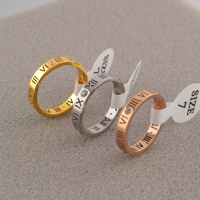 ZHF Jewelry Hot sell 316L titanium steel Korean fashion rome hollow stone love couple rings Aneis Anillos Bague Femme do not fade
ZHF Jewelry Hot sell 316L titanium steel Korean fashion rome hollow stone love couple rings Aneis Anillos Bague Femme do not fade