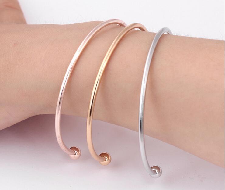 Gold Silver Plated Open Women Cuff Bangle for European Beads Pandora Charm Bracelet 3pcs set
Gold Silver Plated Open Women Cuff Bangle for European Beads Pandora Charm Bracelet 3pcs set