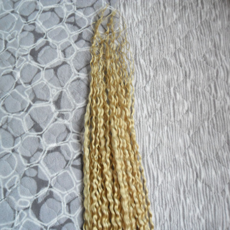 613 kinky curly Machine Made Remy Human Fusion Hair U Nail Tip Hair Extension Bond Keratin Human Hair Extension 100g
