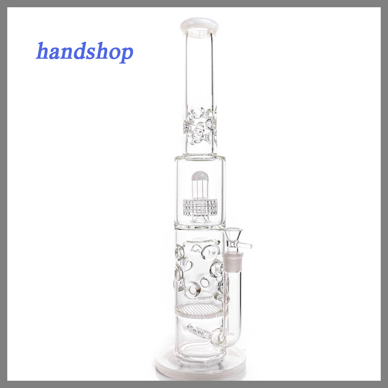 Hookah Big Glass Bong 7mm Thick four perc water pipe honeycomb and birdcage diffuser bong20.4 inches 18.8mm bowl
Hookah Big Glass Bong 7mm Thick four perc water pipe honeycomb and birdcage diffuser bong20.4 inches 18.8mm bowl