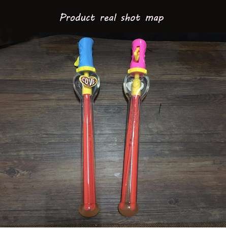 Big Size 46cm Outdoor Toys Long Bubble Machine Gun Bar Sticks Without Water Western Sword Shape For Kids Soap Bubble Toy
Big Size 46cm Outdoor Toys Long Bubble Machine Gun Bar Sticks Without Water Western Sword Shape For Kids Soap Bubble Toy