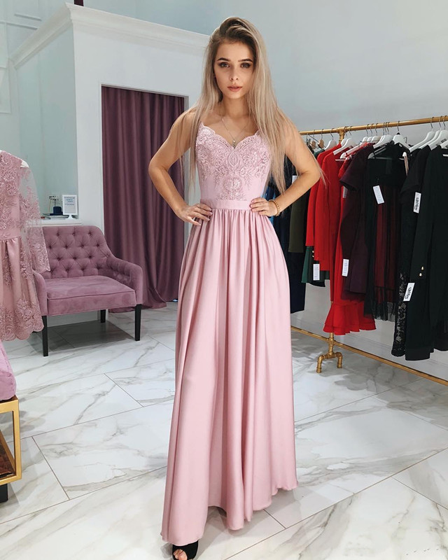 Peach A Line Prom Dresses Spaghetti Straps Split Evening Gowns Cheap Appliques Special Occasion Dress Custom Made