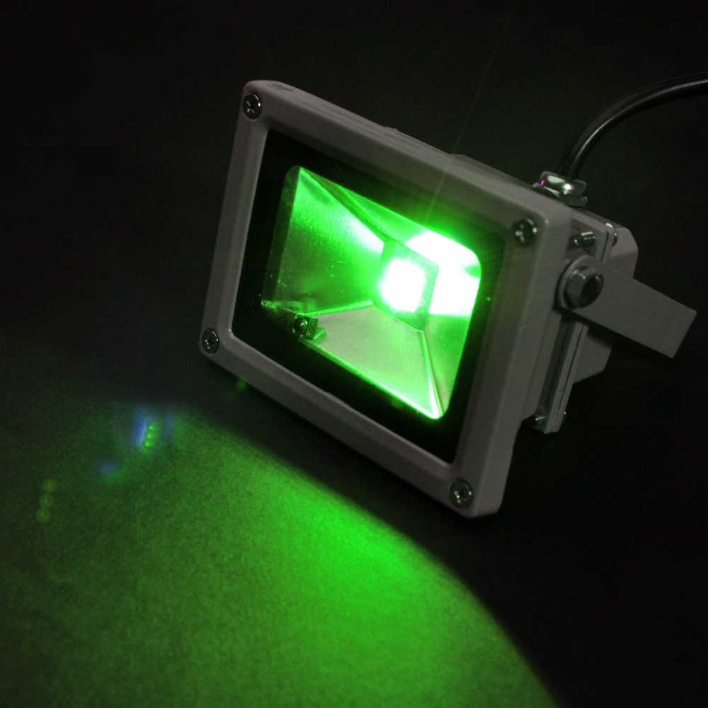 Flood Light RGB LED Floodlight 10W IP65 110V 220V Waterproof Wall Light Garden Lights COB Exterior Spotlight Remote Control Lamp