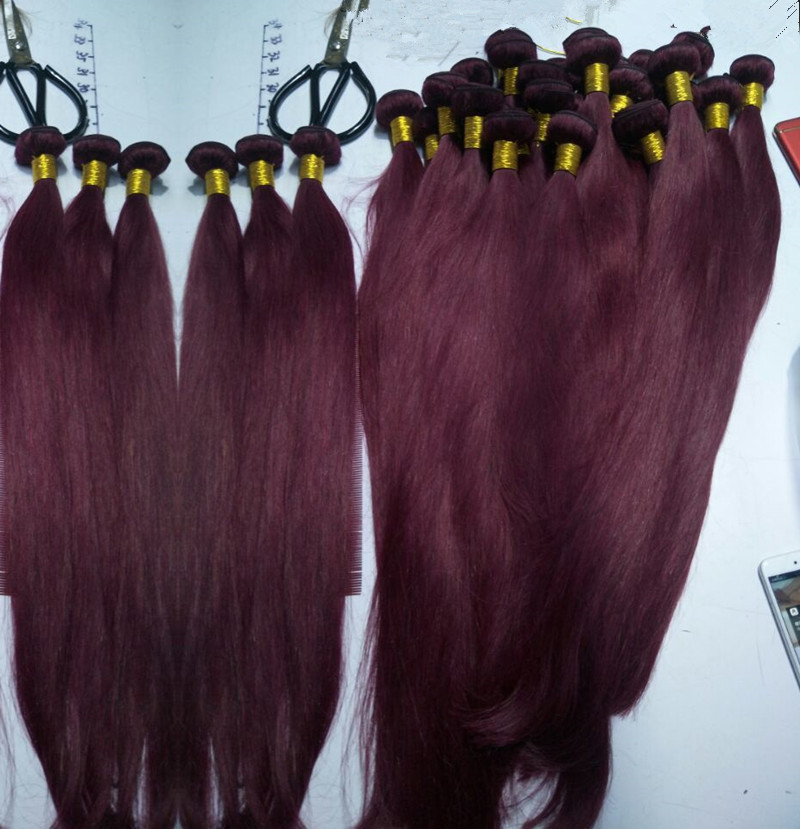 Factory price Genius quality Unprocessed Straight Virgin Hair #99J Malaysian Human Hair 3 Bundles Lot Red Hairs
Factory price Genius quality Unprocessed Straight Virgin Hair #99J Malaysian Human Hair 3 Bundles Lot Red Hairs