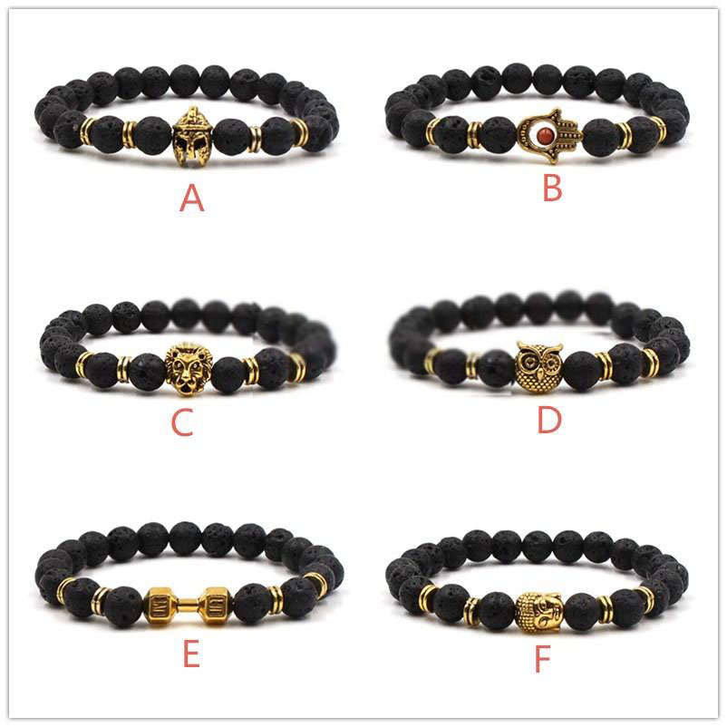 Natural Black Lava Rock Stone Bracelet Fashion women men owl hand bracelet Aromatherapy Essential Oil Diffuser Bracelet
Natural Black Lava Rock Stone Bracelet Fashion women men owl hand bracelet Aromatherapy Essential Oil Diffuser Bracelet