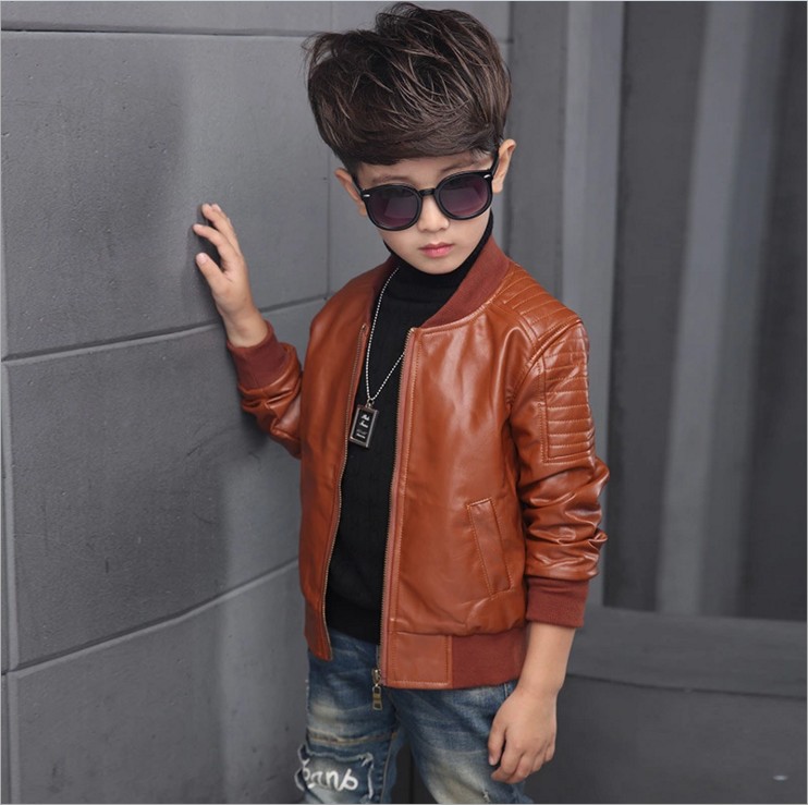 2018 Boys Pu Leather Jackets Big Boy Casual Coats Kids Zipper Outwear Black/Brown 100-160cm Retail
2018 Boys Pu Leather Jackets Big Boy Casual Coats Kids Zipper Outwear Black/Brown 100-160cm Retail
