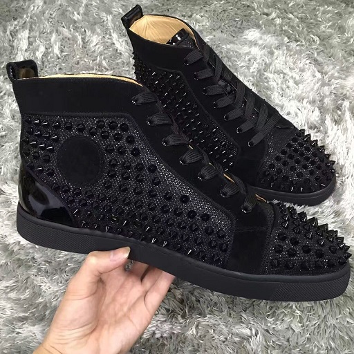 Paris Design Spikes High Top Sneakers Shoes Women,Men Casual Red Bottom Rivets Party Dress Casual Walking Outdoor Lace-up Trainers EU35-47, Original box;dust bag;card
Paris Design Spikes High Top Sneakers Shoes Women,Men Casual Red Bottom Rivets Party Dress Casual Walking Outdoor Lace-up Trainers EU35-47, Original box;dust bag;card