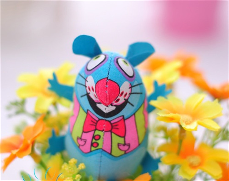 New sale high quality Cat Colorful Mouse shape Funny Toy children Canvas toys Pet Supplies T3I0067