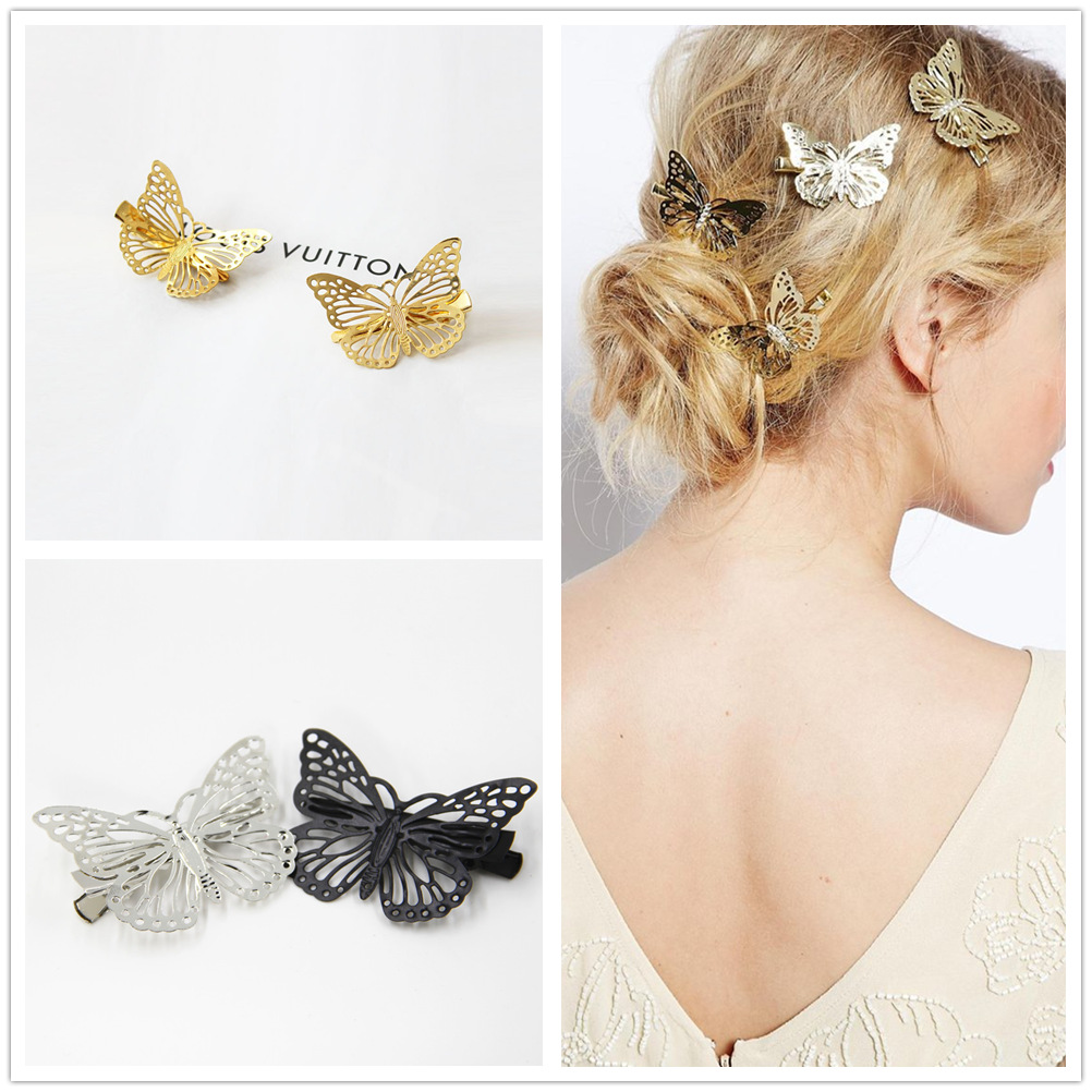 Butterfly Design Hair Clip Punk Hollow Out Flower Hairwear Hairpin Animal Barrettes Bobby Pin Free Shipping
Butterfly Design Hair Clip Punk Hollow Out Flower Hairwear Hairpin Animal Barrettes Bobby Pin Free Shipping