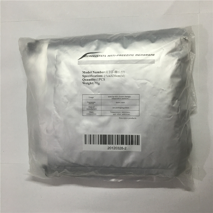 Membranes antigel gelant les graisses, tampon de Gel Anti-refroidissement, Membrane antigel pour la cryothérapie, congélation des graisses pour l