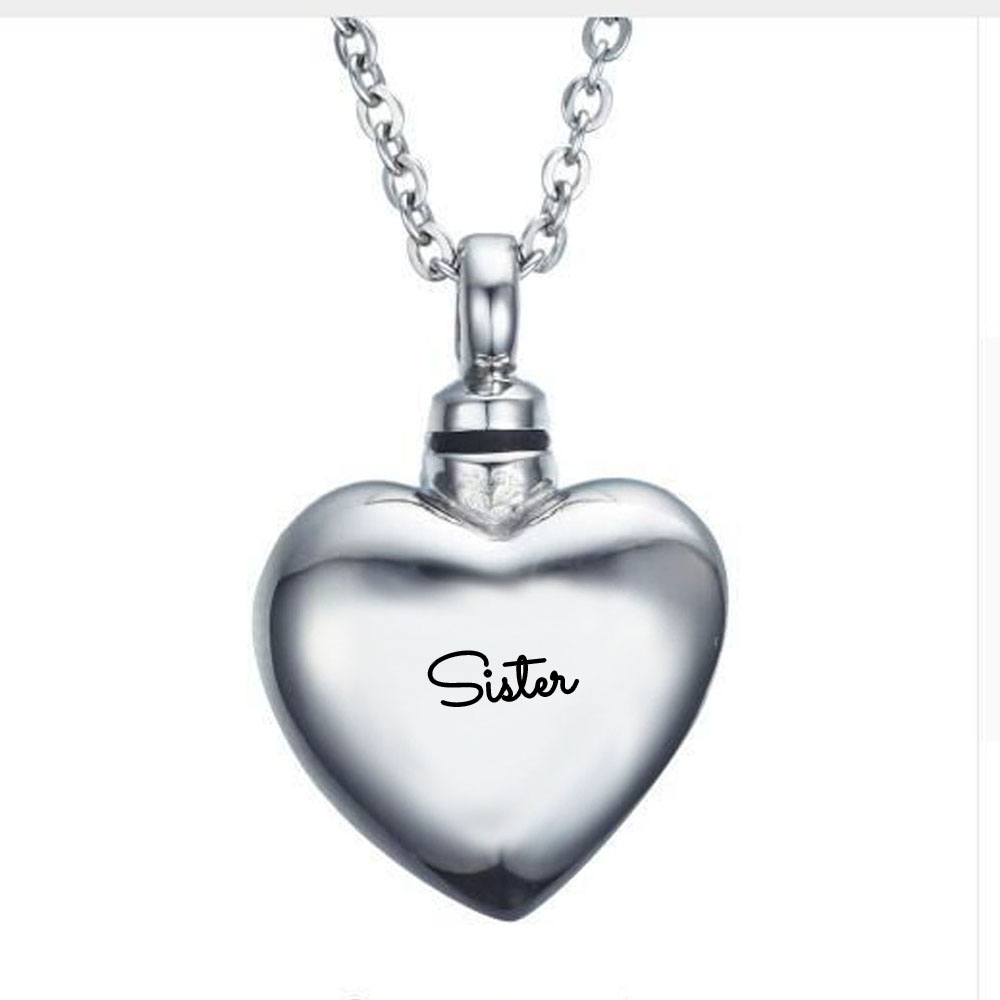 personality customized stainless steel full heart heart sister perfume bottle urn funeral cremation jewelry pendant necklace.
personality customized stainless steel full heart heart sister perfume bottle urn funeral cremation jewelry pendant necklace.