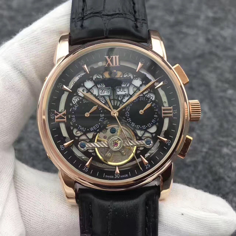 2019 New Brown Leather Mechanical Men's Stainless Steel Automatic Watch Sports mens Self wind Watches tourbillon male Wristwatches #99, Slivery;brown
2019 New Brown Leather Mechanical Men's Stainless Steel Automatic Watch Sports mens Self wind Watches tourbillon male Wristwatches #99, Slivery;brown