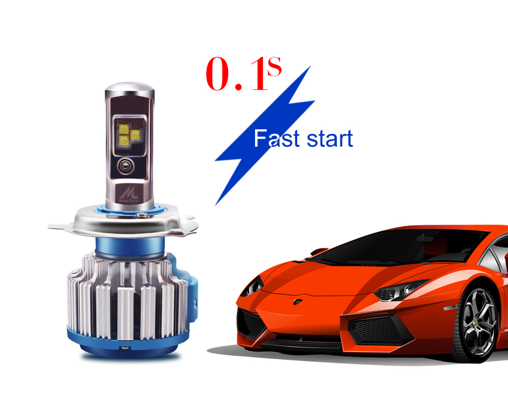T1 Car Headlight H7 H4 LED H8/H11 HB3/9005 HB4/9006 H1 H3 H13 9007 70W 7000lm Auto Bulb Headlamp 6000K Light