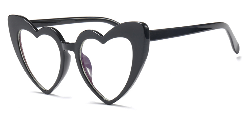 Love Heart Sunglasses for Women Fashionable Cat Eye Sunglasses Black Pink Red Heart Shape Sun Glasses for Men Uv400