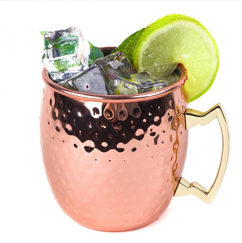 Copper Mug Stainless Steel Beer Cup Moscow Mule Mug Rose Gold Hammered Copper Plated Drinkware 40pcs H05, As picture
Copper Mug Stainless Steel Beer Cup Moscow Mule Mug Rose Gold Hammered Copper Plated Drinkware 40pcs H05, As picture