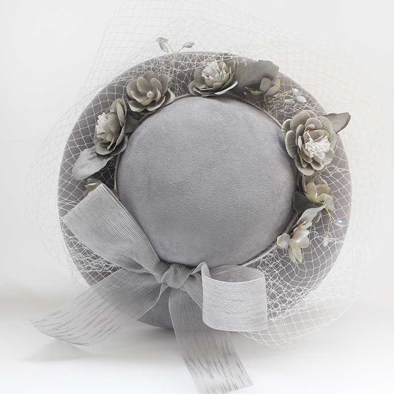 2019 Promotion Faire Part Mariage Feis Wholesale Grey Gauze Flower Vintage Hat Bride Wedding Accessory Photo Shoot, Album, Dress Accessories, Gray
2019 Promotion Faire Part Mariage Feis Wholesale Grey Gauze Flower Vintage Hat Bride Wedding Accessory Photo Shoot, Album, Dress Accessories, Gray