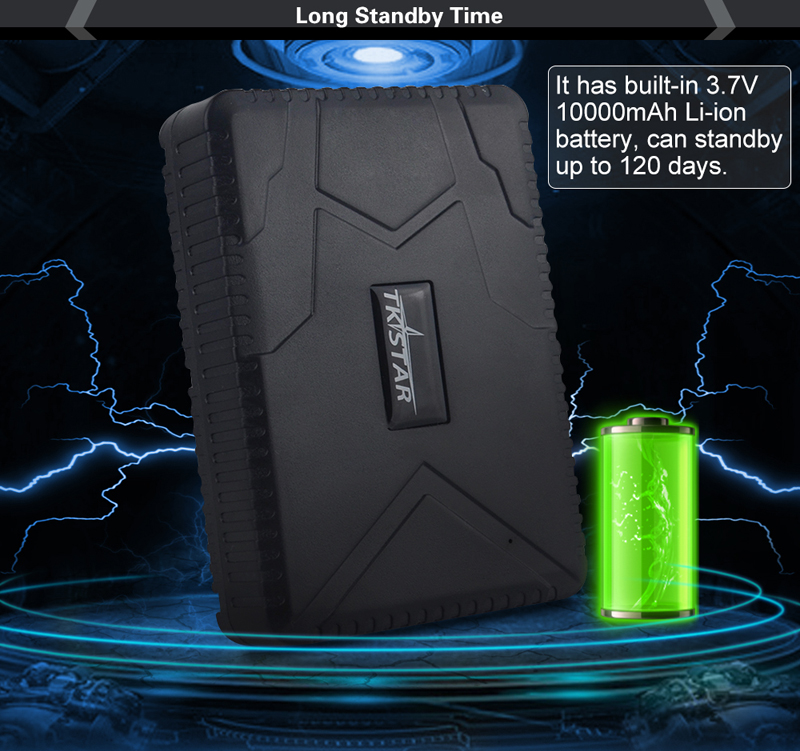 TKSTAR 10000mAh Long Life Battery Standby 120Days Car Vehicle tracker TK915 Waterproof Strong Magnet Motorcycle GPS Locator