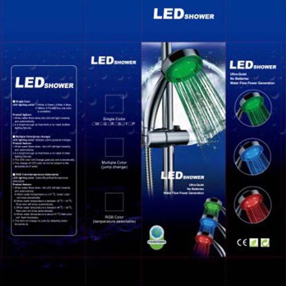 LanLan Colour Changing LED Luminous Shower Head Creative Sprinkler Bathroom Accessories