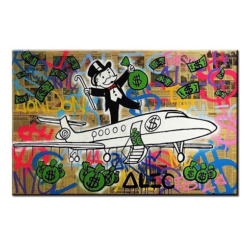 Alec Monopoly Handpainted Abstract graffiti Art oil painting Fly Home Decor Wall Art On High Quality Canvas Multi Sizes g281
Alec Monopoly Handpainted Abstract graffiti Art oil painting Fly Home Decor Wall Art On High Quality Canvas Multi Sizes g281