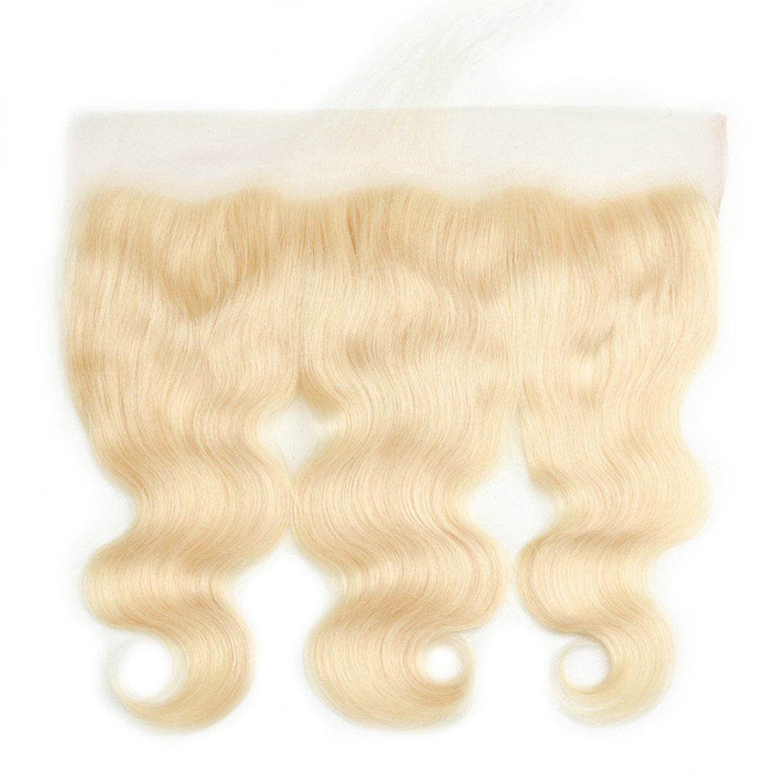 Free shipping 13x4 To Ear Lace Frontal Body Wave 613# Blonde Color Human Closure with Baby Hair