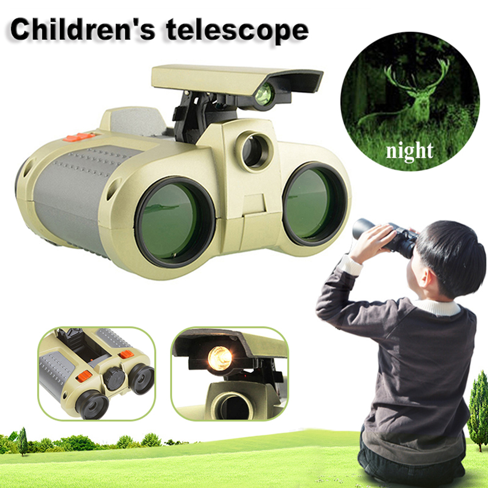4x30 children Binoculars Night Vision Telescope Pop-up Light Night Vision Scope Binoculars Novelty for Kid Boy Toys Gifts with Gift Box
4x30 children Binoculars Night Vision Telescope Pop-up Light Night Vision Scope Binoculars Novelty for Kid Boy Toys Gifts with Gift Box
