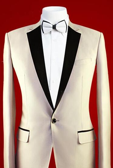 Customize Ivory Groom Tuxedos Notch Lapel One Button Best Groomsmen Blazer Popular Men Business Formal Prom Suit(Jacket+Pants+Tie) NO:214, Same as image
Customize Ivory Groom Tuxedos Notch Lapel One Button Best Groomsmen Blazer Popular Men Business Formal Prom Suit(Jacket+Pants+Tie) NO:214, Same as image