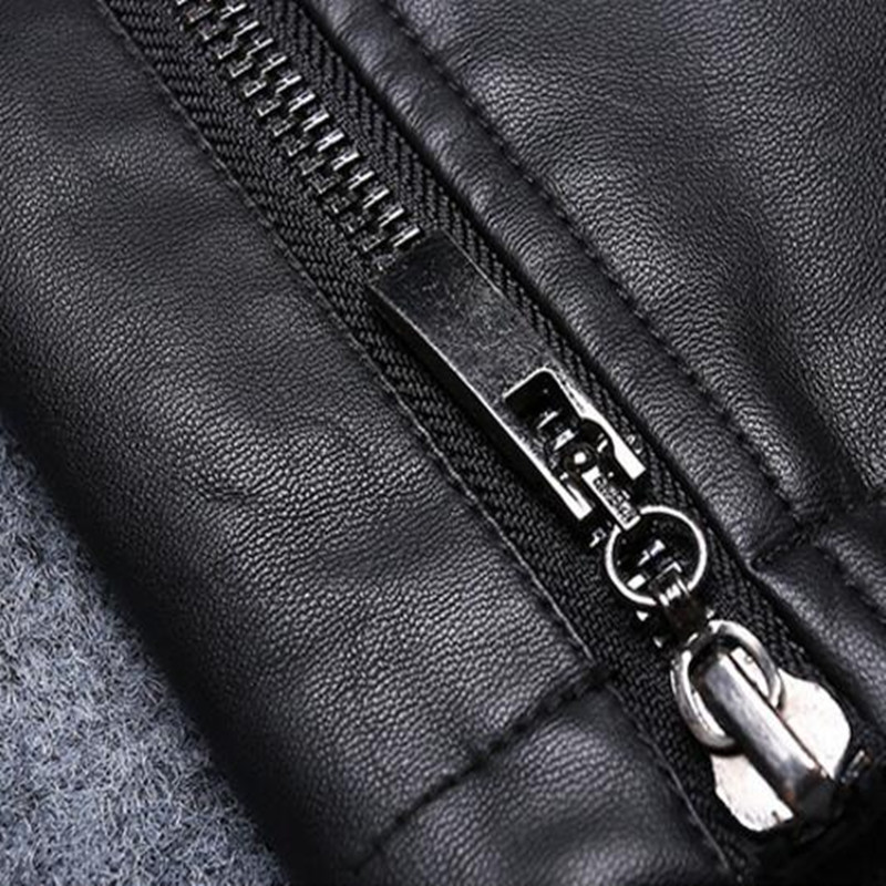 LXUNYI White Black PU leather Motorcycle jacket Women 2017 Autumn Short Slim Zipper Coat Plus Size Ladies leather jackets Faux