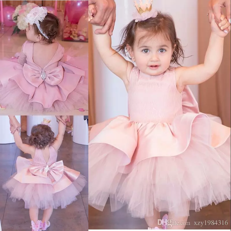 Lovely Baby Toddler Birthday Dress Lace Sleeveless Beads Bow First Communion Dress Cute Fluffy Knee Length Tulle Flower Girl Dresses, Champagne
Lovely Baby Toddler Birthday Dress Lace Sleeveless Beads Bow First Communion Dress Cute Fluffy Knee Length Tulle Flower Girl Dresses, Champagne