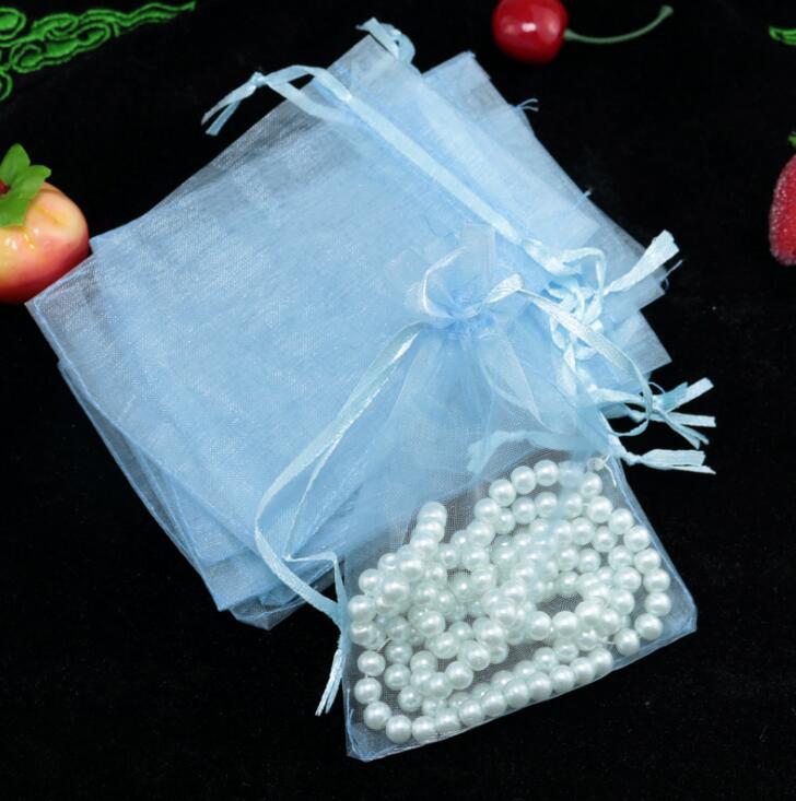 Multi Colors Jewelry Packaging Transparent Gauze Bag Casamento 9x12cm korah Wedding Gift Bags Organza Pouch GA20
