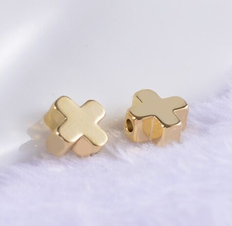 100pcs/lot Cross Beads Gold plated spacer Beads Jewerly Accessories 6mm for DIY Making, Black
100pcs/lot Cross Beads Gold plated spacer Beads Jewerly Accessories 6mm for DIY Making, Black