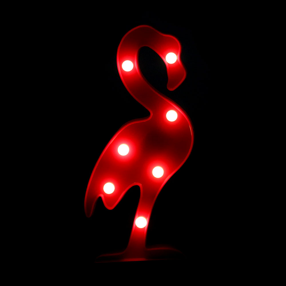 CHIBUY 3D Flamingo Lamp LED Light Hanging wall or stand Night Light fixtures Table Lamp Home Decor Christmas Party