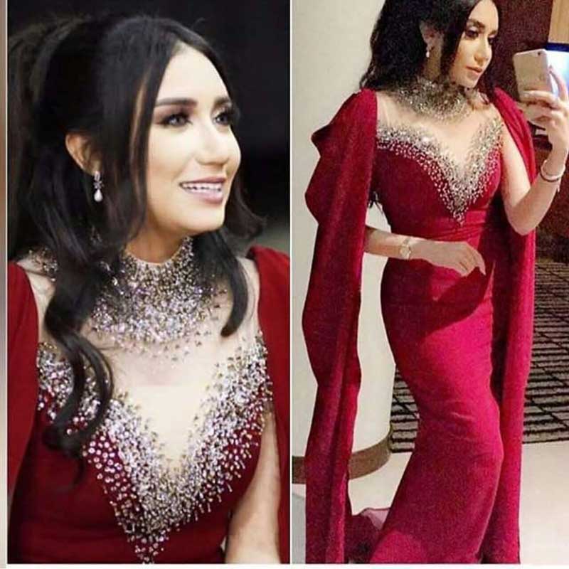 2018 New Saudi Arabic Mermaid Prom Dresses Sexy Vestidos With High Neck Draped Sashes over shoulder Sweep Train Long Women Evening Gowns, Light yellow
2018 New Saudi Arabic Mermaid Prom Dresses Sexy Vestidos With High Neck Draped Sashes over shoulder Sweep Train Long Women Evening Gowns, Light yellow