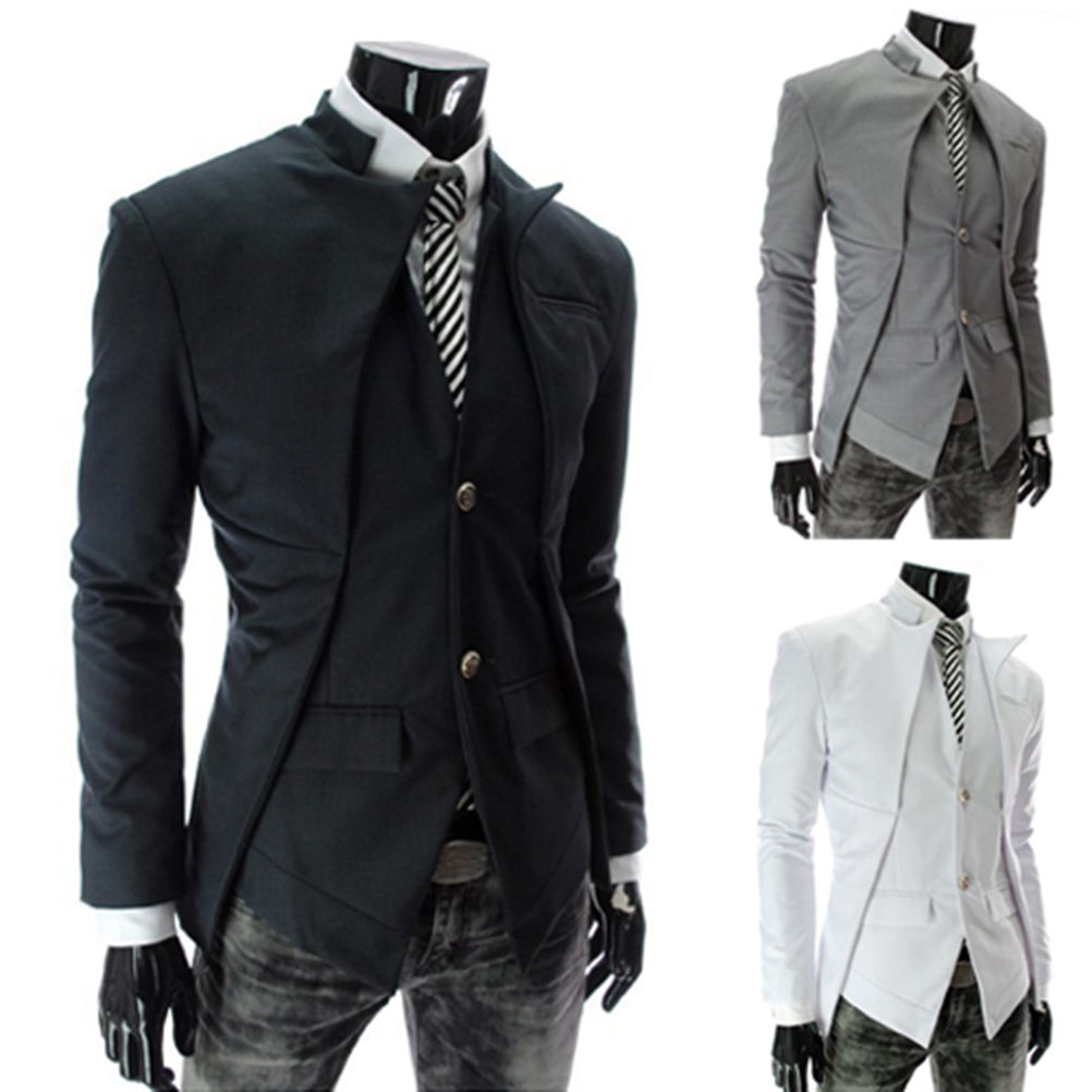 M-3XL Fashion Men's casual slim fit suits Blazer male business casual suit White Grey Black Colors
M-3XL Fashion Men's casual slim fit suits Blazer male business casual suit White Grey Black Colors