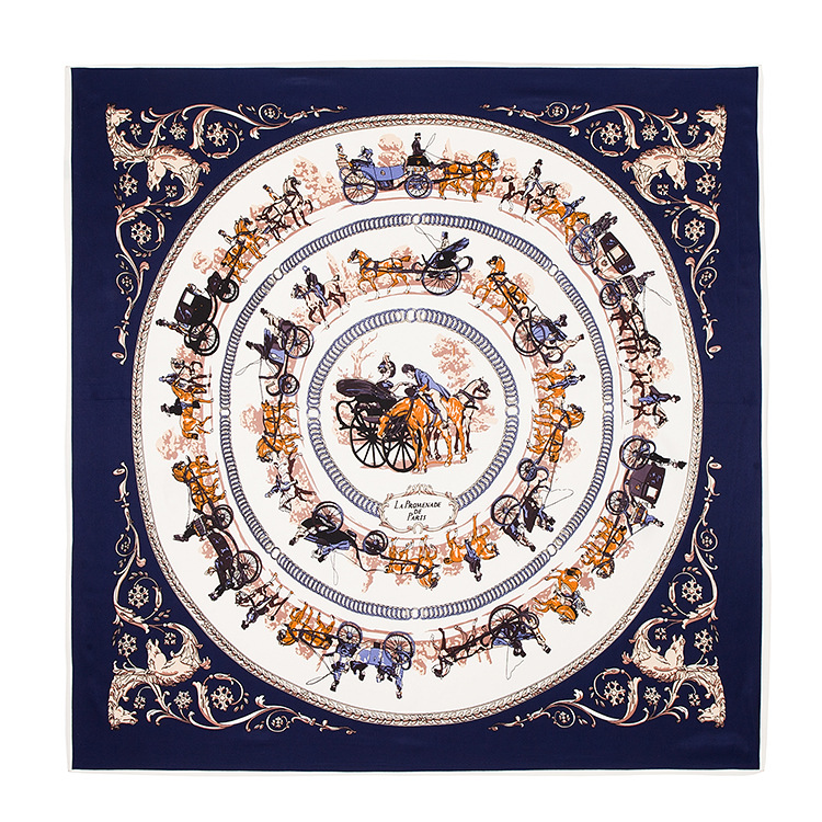 High Qualtiy brand 100%l silk scarf Womens scarf Size 100x100cm Scarves horse car pattern Print design Scarf for women Shawl A5520, Blue;gray
High Qualtiy brand 100%l silk scarf Womens scarf Size 100x100cm Scarves horse car pattern Print design Scarf for women Shawl A5520, Blue;gray