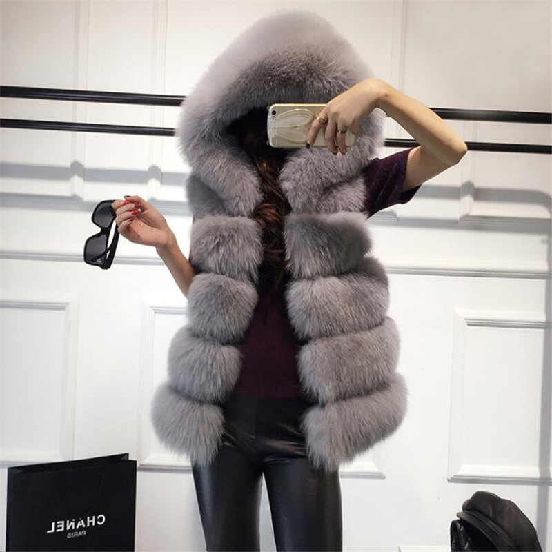 Faux Fur Coat Winter Women 2018 Casual Hoodies Warm Slim Sleeveless Faux Fur Vest Winter Jacket Women casaco feminino A362, White
Faux Fur Coat Winter Women 2018 Casual Hoodies Warm Slim Sleeveless Faux Fur Vest Winter Jacket Women casaco feminino A362, White