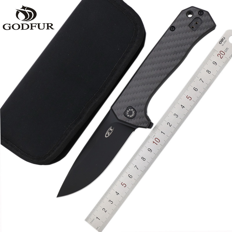 GODFUR ZT Outdoor Folding Knife CTS204P Blade Titanium Carbon Fibre Handle Bearing Tactical Knife Camping Survival Pocket Knives EDC Tools
GODFUR ZT Outdoor Folding Knife CTS204P Blade Titanium Carbon Fibre Handle Bearing Tactical Knife Camping Survival Pocket Knives EDC Tools