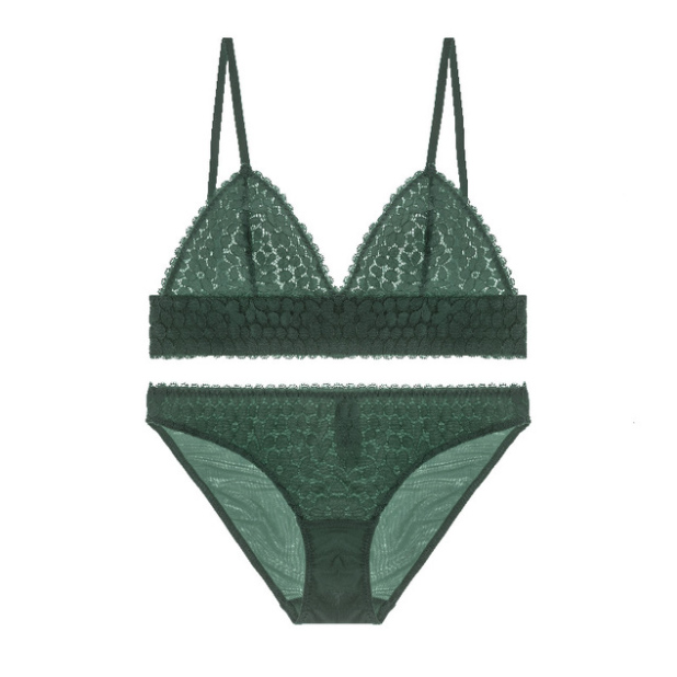 lace bra seductive sexy bra and panty lingerie wedding clothing gift for her halter wireless triangle bralette, Army green
lace bra seductive sexy bra and panty lingerie wedding clothing gift for her halter wireless triangle bralette, Army green