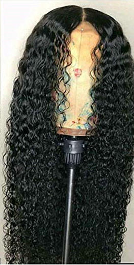360 Water wave full lace human hair wig pre plucked 180% density 360 lace frontal wig for black women 18inch