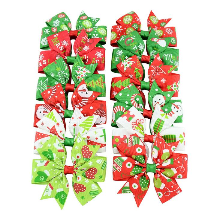 3 inch Baby Bow Hair Clips Christmas Grosgrain Ribbon Bows WITH Clip Snow Baby Girl Pinwheel Hairpins Xmas Hair Pin Accessories, Slivery;white
3 inch Baby Bow Hair Clips Christmas Grosgrain Ribbon Bows WITH Clip Snow Baby Girl Pinwheel Hairpins Xmas Hair Pin Accessories, Slivery;white
