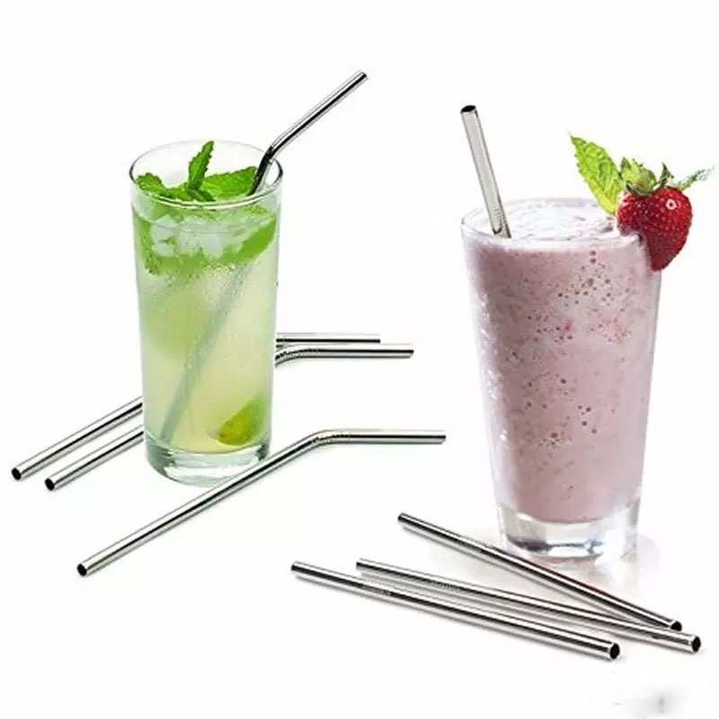 More size straight and bend stainless steel straw and cleaning brush reusable drinking straw bar drinking tool
More size straight and bend stainless steel straw and cleaning brush reusable drinking straw bar drinking tool