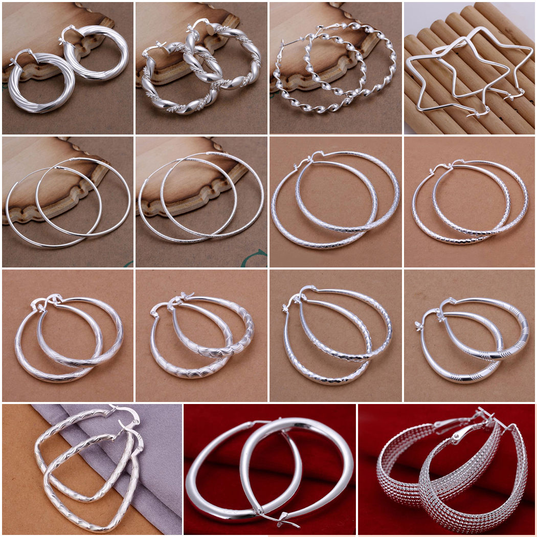 Fashion 925 Sterling Silver Earring for Women XMAS 2020 New Classic Fine 925 Silver Solid Round Hoop Dangle Earring Stud Link Italy Hot
Fashion 925 Sterling Silver Earring for Women XMAS 2020 New Classic Fine 925 Silver Solid Round Hoop Dangle Earring Stud Link Italy Hot