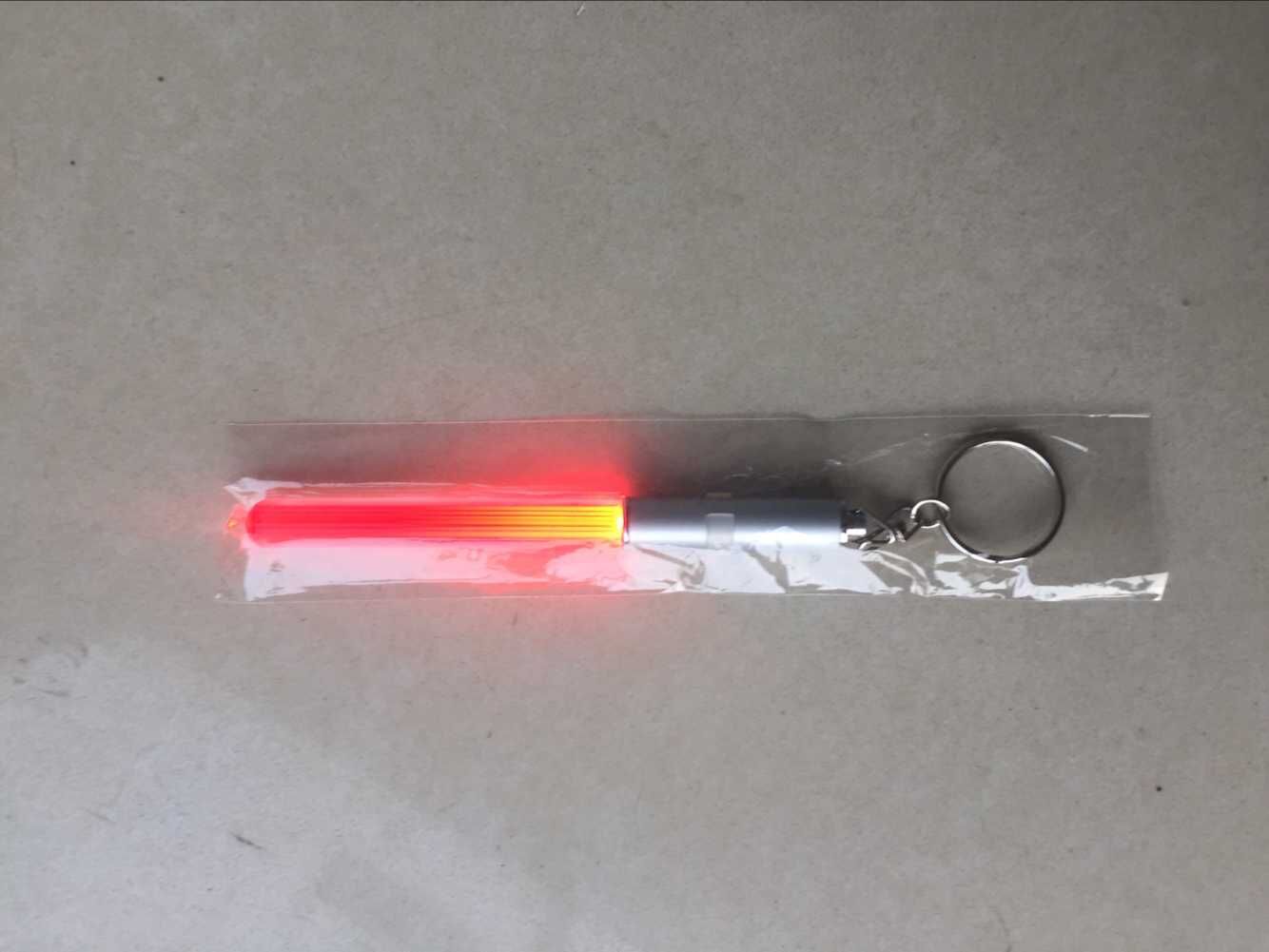 50pcs Durable Glow Pen Flash Torch Magic Wand Stick Lightsaber Keychain LED Light