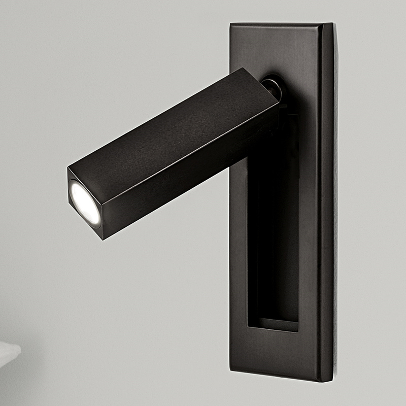Topoch Modern Wall Sconces Semi-Recessed with Push Switch on the Backplate Head Swivels 90degree Left/Right/Forward 3W CREE LED 200LM
Topoch Modern Wall Sconces Semi-Recessed with Push Switch on the Backplate Head Swivels 90degree Left/Right/Forward 3W CREE LED 200LM