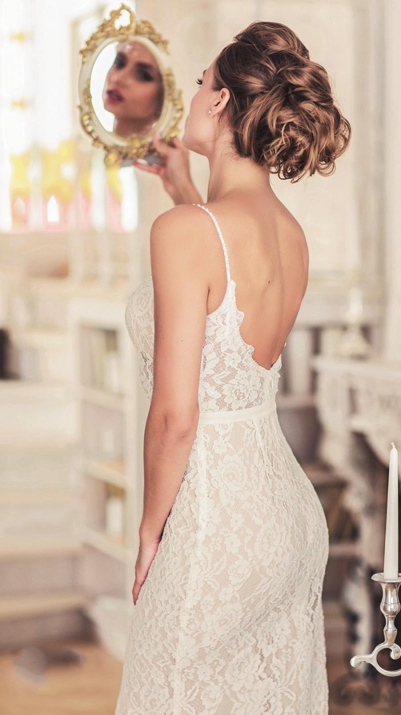 julie vino mermaid wedding dresses with detachable skirt full lace appliqued backless high split slits sexy spaghetti neck bridal gowns