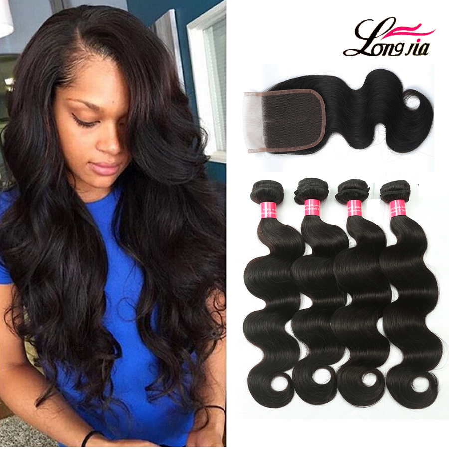Unprocessed Brazilian Body Wave 3 Bundles With 4x4 Lace Closure Deals Brazilain Virgin hair Body Wave With closure Human Hair Extension, Middle part
Unprocessed Brazilian Body Wave 3 Bundles With 4x4 Lace Closure Deals Brazilain Virgin hair Body Wave With closure Human Hair Extension, Middle part