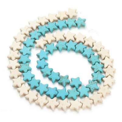 15mm Star Natural Howlite Beads Synthetic Turquoises Stone Beads 31Pcs/Lot Charms Spacer Bead Handcrafts Diy Jewelry
15mm Star Natural Howlite Beads Synthetic Turquoises Stone Beads 31Pcs/Lot Charms Spacer Bead Handcrafts Diy Jewelry