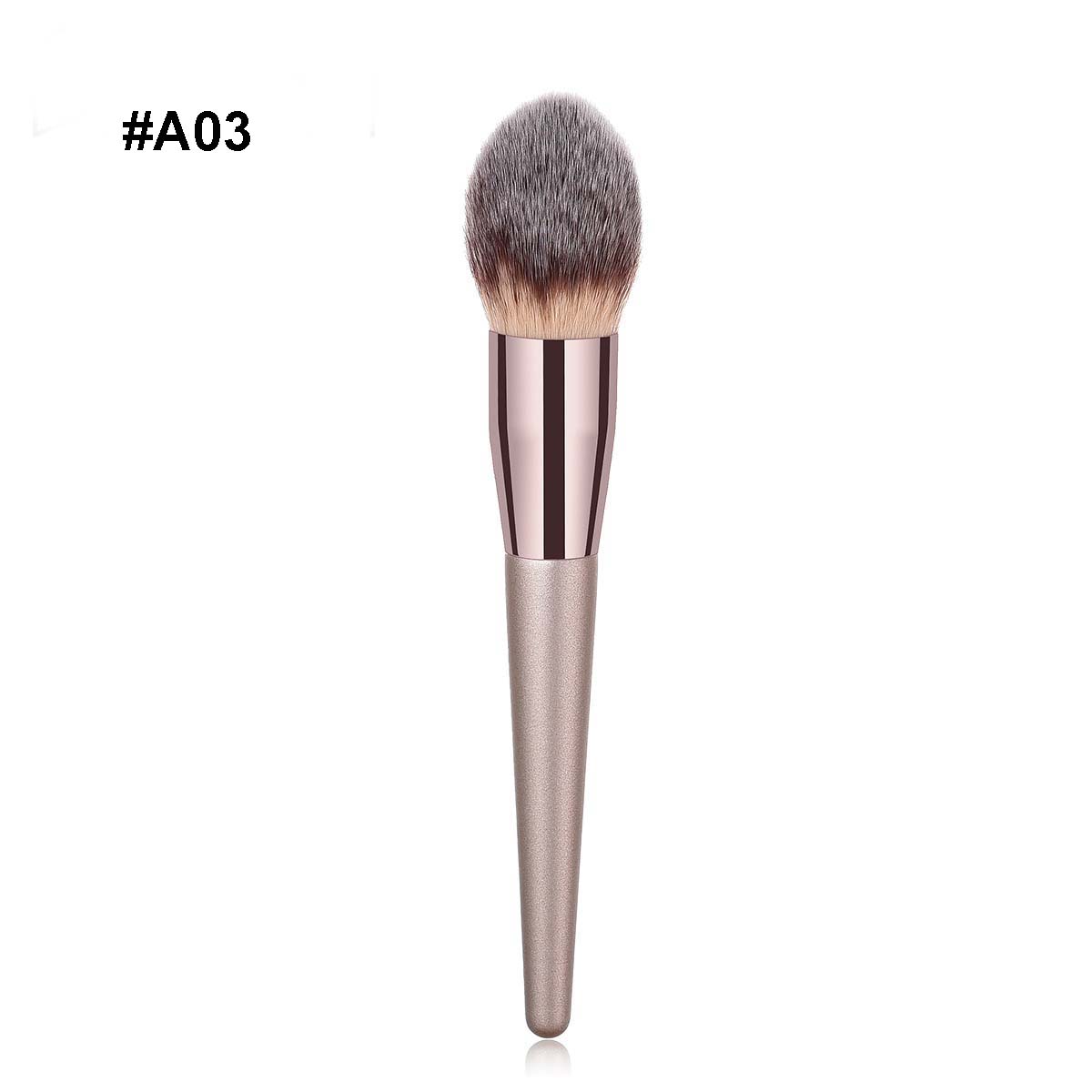 Champaign gold Make Up Brush Professional Single Cosmetics brush for Loose powder Eyeshadow Blush makeup tools DHL Free